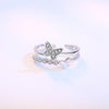 Find Your Wings Butterfly Sterling Silver Adjustable Ring-Jewelry & Accessories - Rings-Bizbriz