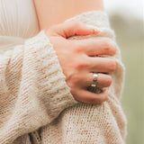 SALE Happy Go Lucky Sterling Silver Ring SALE Happy Go Lucky Sterling Silver Ring-Jewelry & Accessories - Rings-Bizbriz