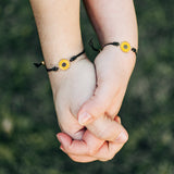 Me and You Friendship Sunflower Matching Bracelets-Bracelet-Bizbriz
