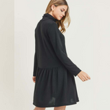 Gemma Peplum Casual Dress With Pockets-Dresses-Bizbriz