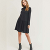 Gemma Peplum Casual Dress With Pockets-Dresses-Bizbriz