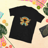 Radiate Positivity Always Butterfly Vintage Print Cotton T-shirt-T-shirts-Bizbriz